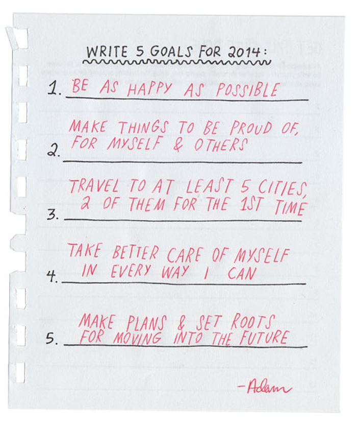 Goals for 2014